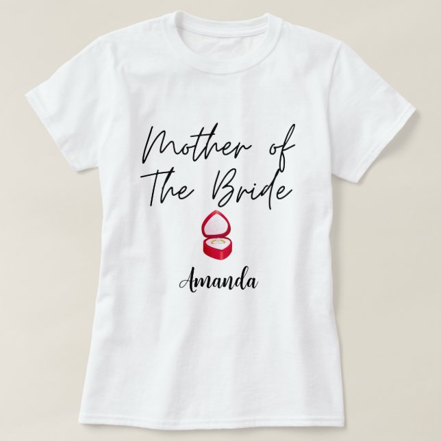 Camiseta Madre Personalizada De La Fiesta De La Bachillerat (Diseño del anverso)