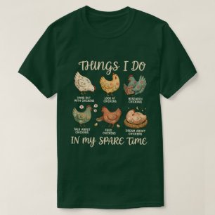 Camiseta Madre Pollo Diseño de Cita Divertida para Amante
