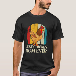 Camiseta Madre Pollo Granjera Mejor Madre Pollo Jamás Diver