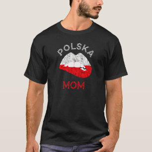 Camiseta Madre Polska Lámina Polonia Bandera Raíces polacas