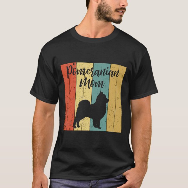 Camiseta Madre Pomerania Funny Pom 44 (Anverso)