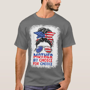 Camiseta Madre Por Elección Pro Elección Desordenado Bun Us