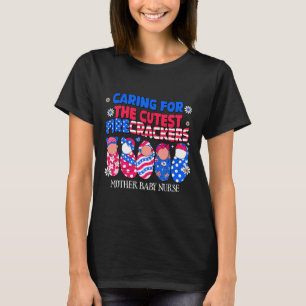 Camiseta Madre Por Enfermera Patriótica Bandera Estadounide