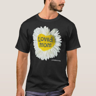 Camiseta Madre querida Corazón Daisy Flor del Día de la Mad