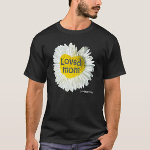 Camiseta Madre querida Corazón Daisy Flor del Día de la Mad