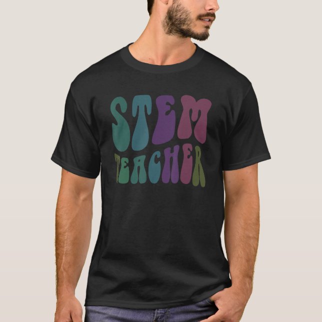 Camiseta MADRE REtro PROFESOR Tecnología Groovy Mando Squ (Anverso)