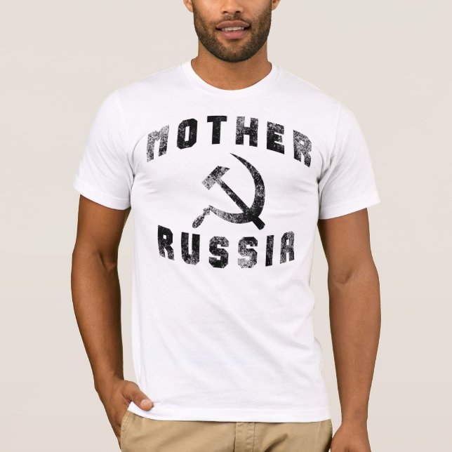 Camiseta MADRE RUSIA, vintage (Anverso)