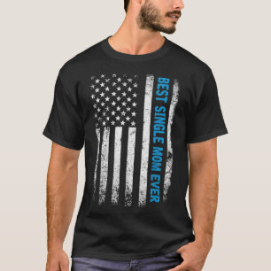 Camiseta Madre soltera norteamericana Padres Día Cristo