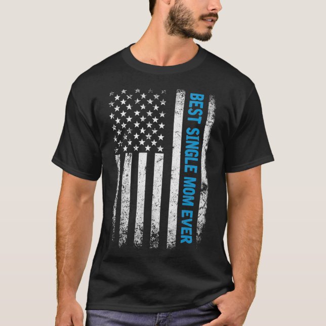 Camiseta Madre soltera norteamericana Padres Día Cristo (Anverso)