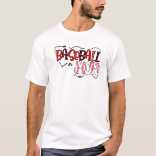 Camiseta Madre Squad Leopard Imprimir Mujer Madre De Béisbo