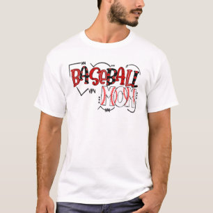 Camiseta Madre Squad Leopard Imprimir Mujer Madre De Béisbo