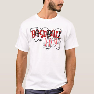 Camiseta Madre Squad Leopard Imprimir Mujer Madre De Béisbo