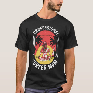 Camiseta Madre surfista Ola de surfrider Tabla de surf Sur