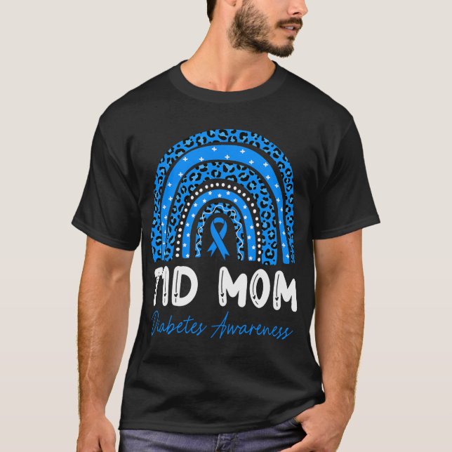 Camiseta Madre T1D Diabetes Conciencia Tipo 1 Diabetes Madr (Anverso)
