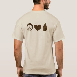 Camiseta Madre Tan ABM Paz Amor Leche Materna