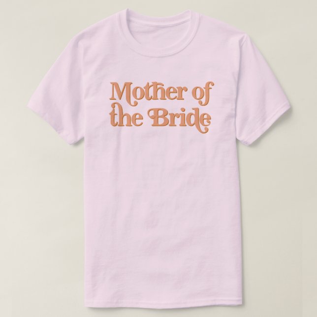 Camiseta Madre temática de la novia de TRIXIE Retro 70 (Diseño del anverso)