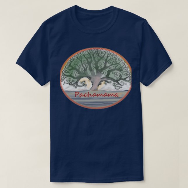 Camiseta Madre Tierra Pachamama (Diseño del anverso)