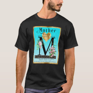 Camiseta Madre Una Verdadera Mujer De Dios Versión 2