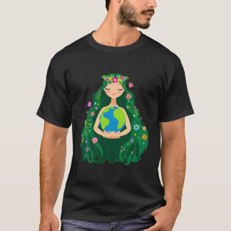 Camiseta Madre Verde Eh Día Gaia Salven Nuestro Planeta