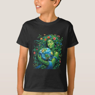 Camiseta Madre Verde Naturaleza Tierra Día Tierra Planeta M
