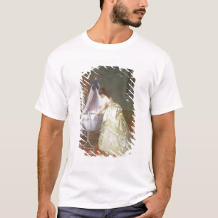 Camiseta Madre y bebé, 1869 (aceite en el panel)