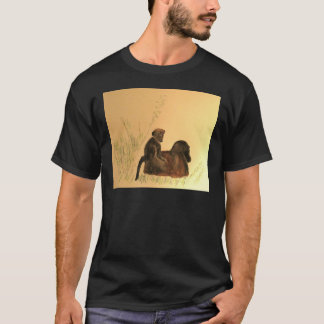 Camiseta Madre y bebé bebes - Monos salvajes Primates