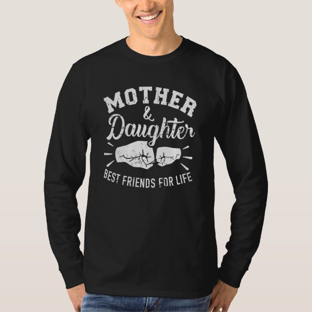 Camiseta Madre Y Hija Mejores Amigos De La Vida Mamá (Anverso)