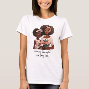 Camiseta Madre y hija negras personalizadas (12)
