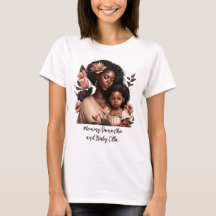 Camiseta Madre y hija negras personalizadas (21)