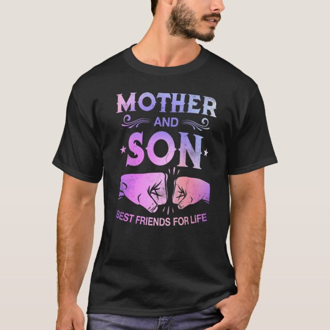 Camiseta Madre Y Hijo Mejores Amigos De La Vida Mamá (Anverso)