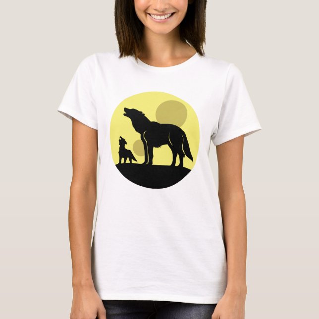 Camiseta Madre y lobo (Anverso)