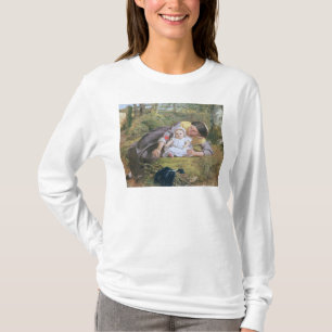 Camiseta Madre y niño con una amapola