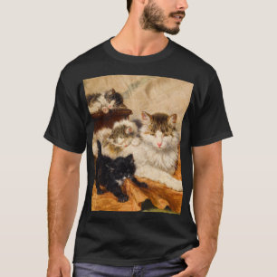 Camiseta Madre y sus gatitos