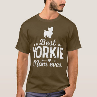 Camiseta Madre Yorkie Mamá ñame Perro gracioso mamá Mejor M