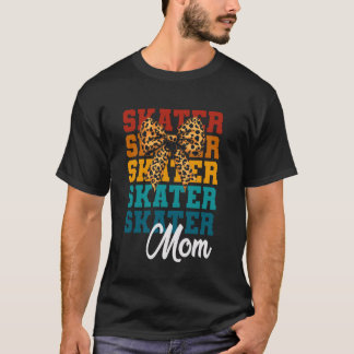 Camiseta Madres amantes del patinaje cutáneo de la patinado