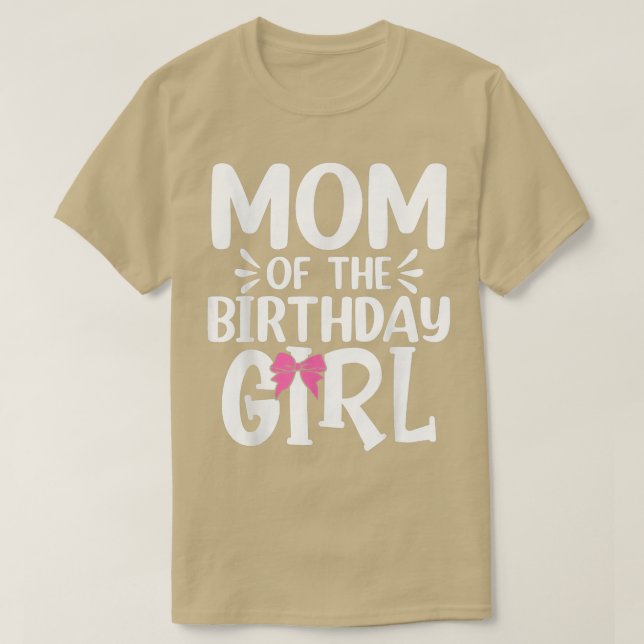 Camiseta Madres amigas de la Chica de cumpleaños (Diseño del anverso)