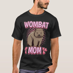 Camiseta Madres Chicas Wombat Mom Australia citan Da Madres
