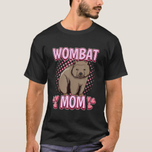 Camiseta Madres Chicas Wombat Mom Australia citan Da Madres