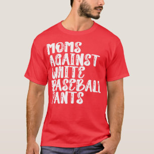 Camiseta Madres contra plantaciones de béisbol blanco 7