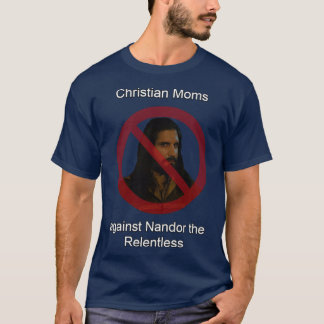 Camiseta Madres cristianas contra Nandor el implacable amig