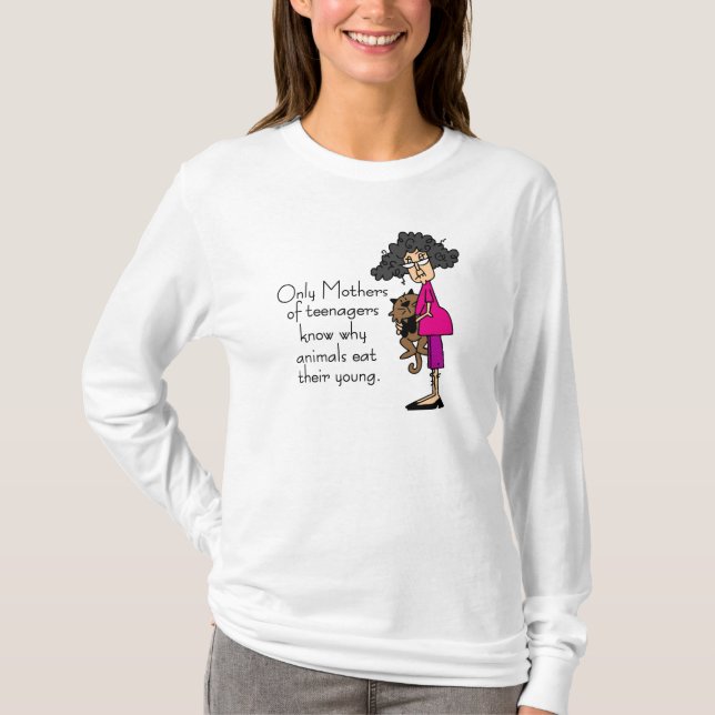 Camiseta Madres de adolescentes (Anverso)