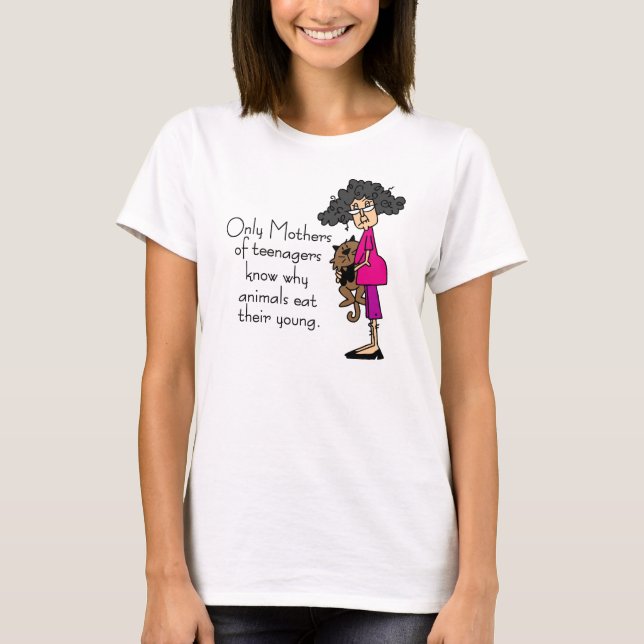 Camiseta Madres de adolescentes (Anverso)