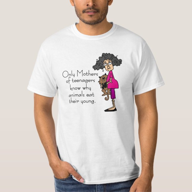 Camiseta Madres de adolescentes (Anverso)