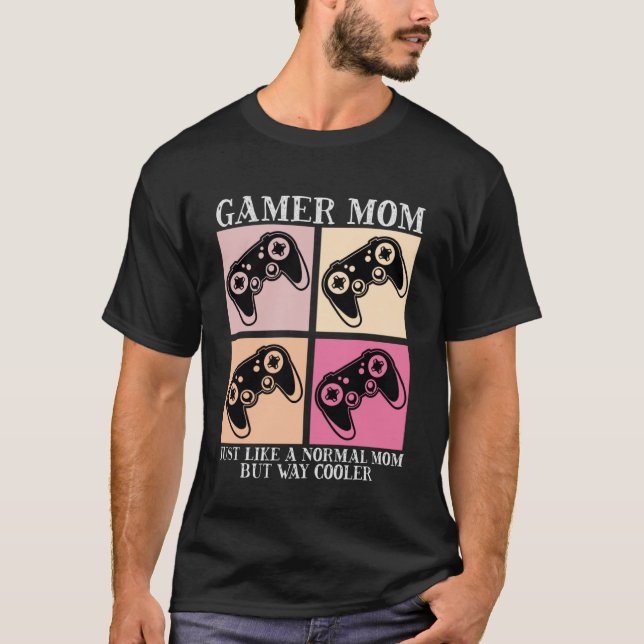 Camiseta Madres de consola de videojuegos de videojuegos de (Anverso)