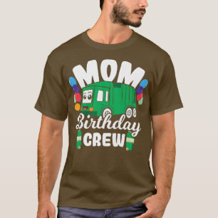 Camiseta Madres de la tripulación de cumpleaños mamá del ni