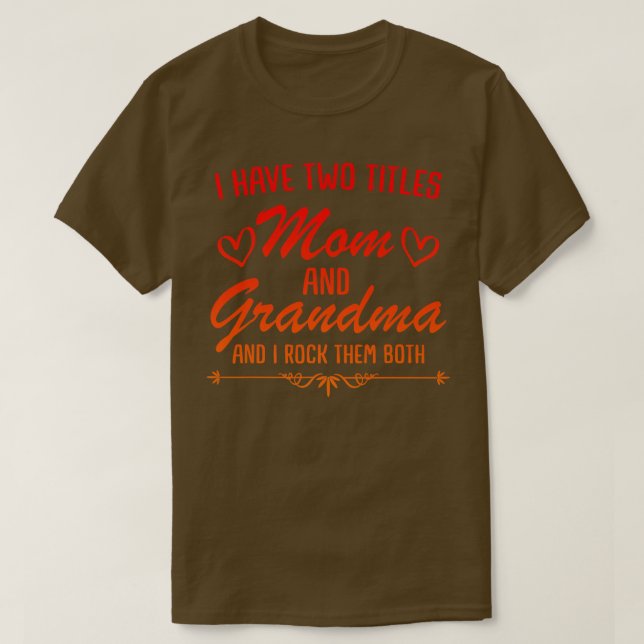 Camiseta Madres de la vieja escuela y madres de abuela dive (Diseño del anverso)