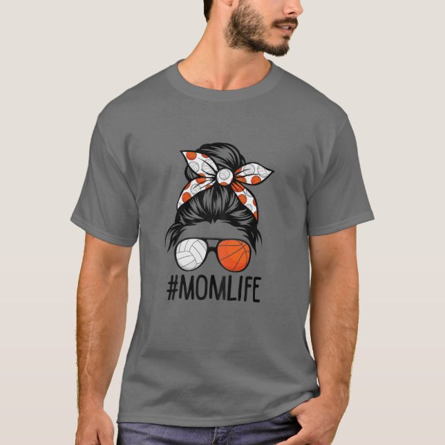 Camiseta Madres de mi madre vitalicias de voleibol (Anverso)