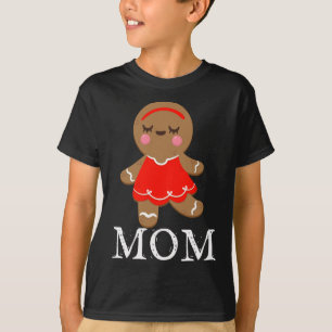 Camiseta Madres de pan de jengibre Navidades coincidiendo c