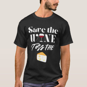 Camiseta Madres de vino de queso  