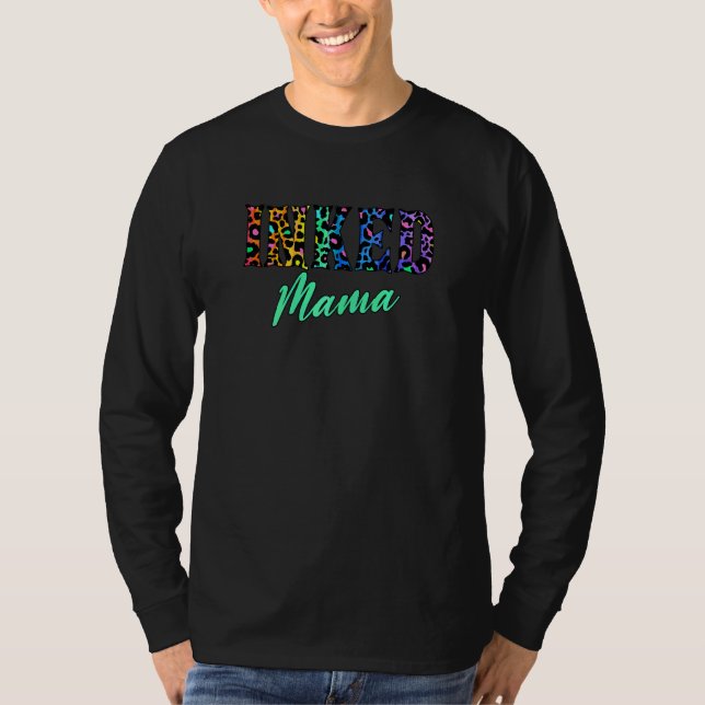 Camiseta Madres entintadas Mamá moderna tatuaje mamá diseña (Anverso)